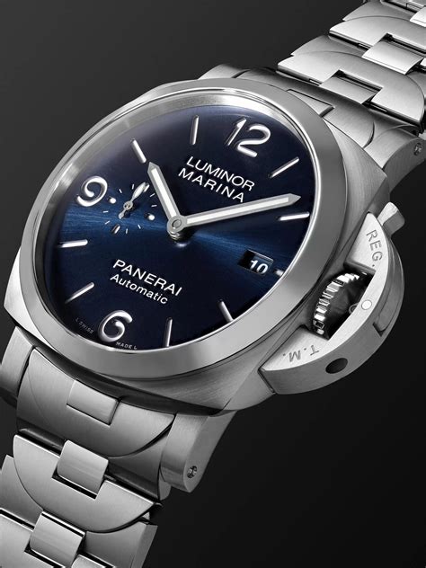 blue face panerai|panerai luminor watch price.